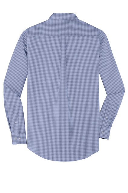 Sunsouth Embroidered Port Authority Easy Care Plaid Button Down Shirt
