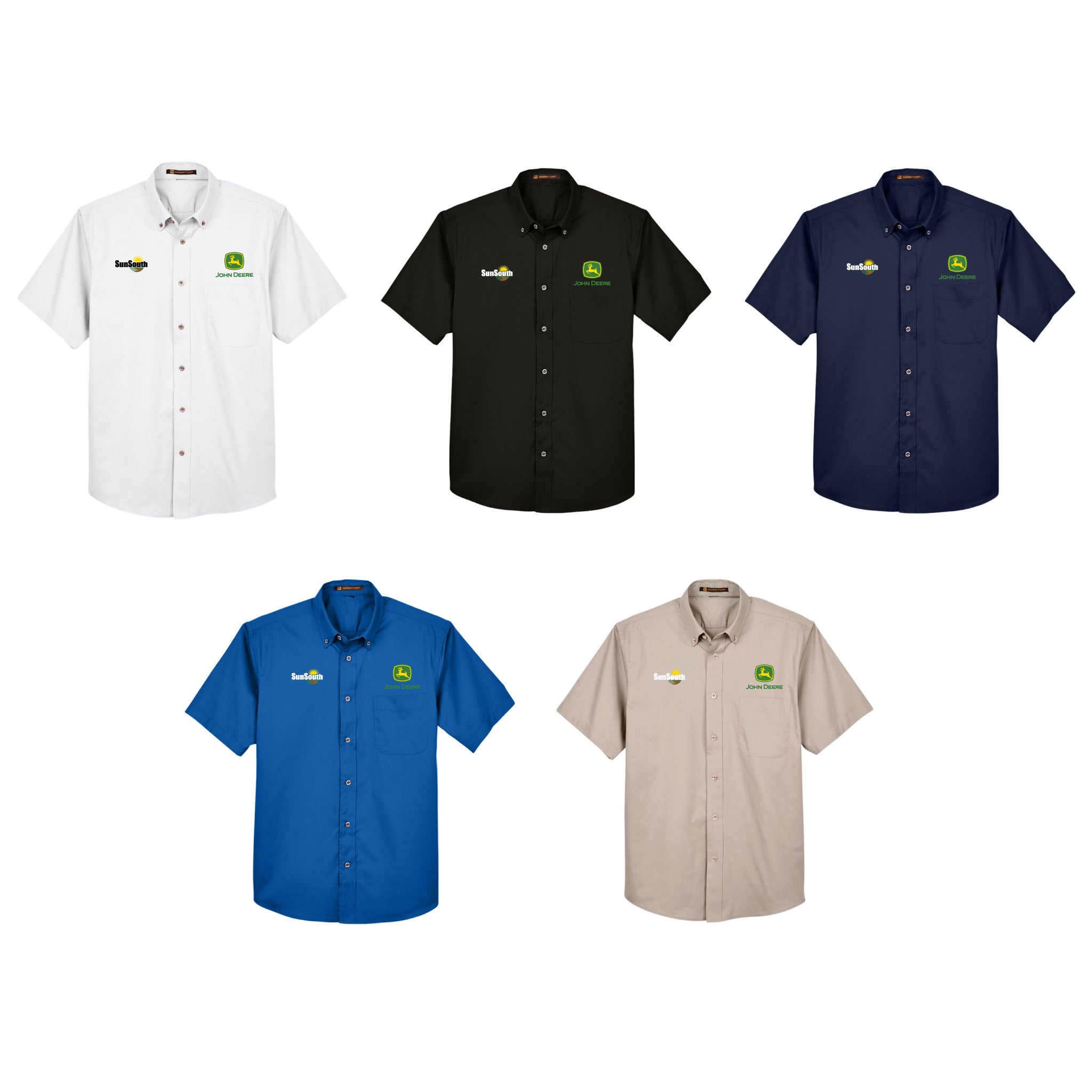 Sunsouth Harriton Twill Short Sleeve Shirt