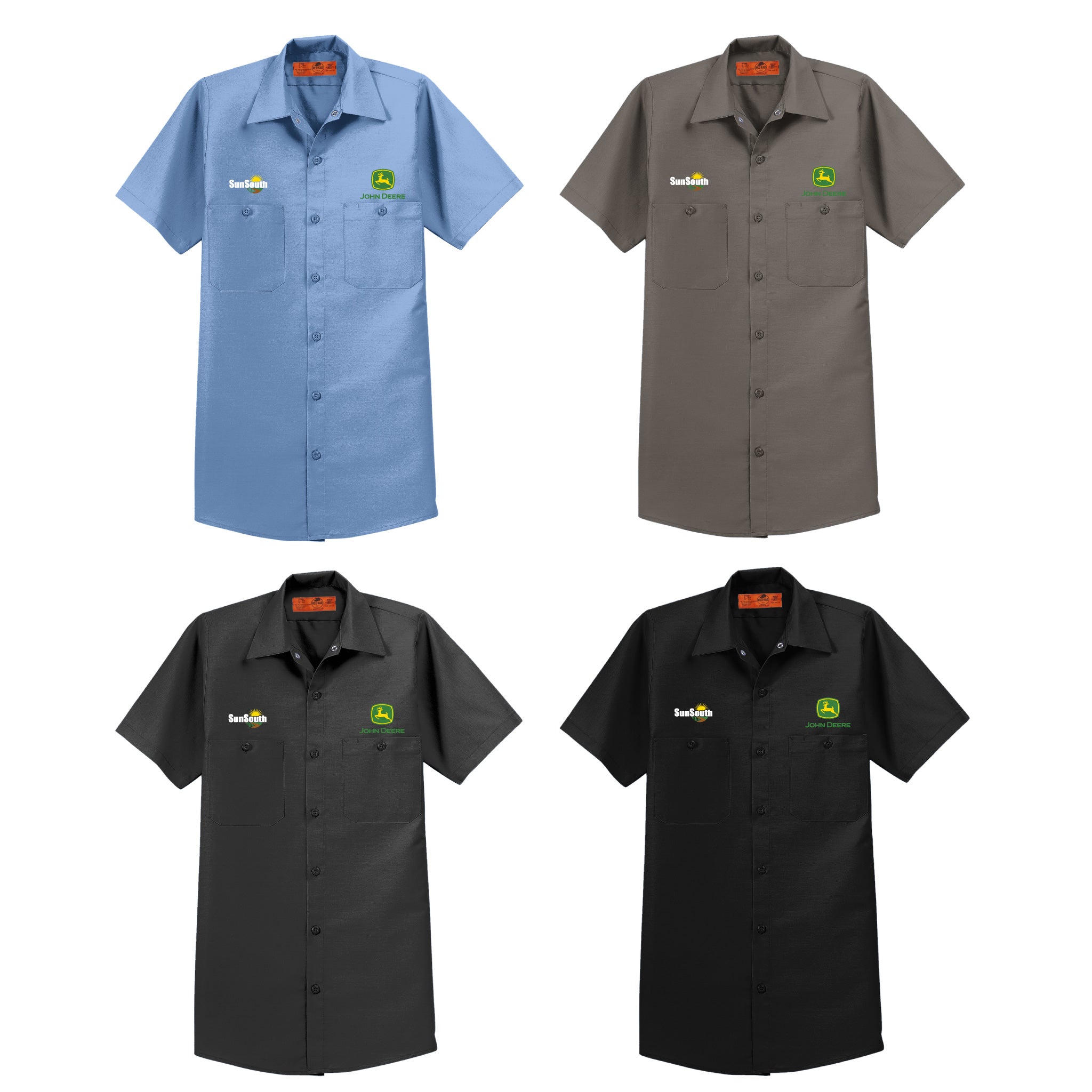 Sunsouth Red Kap Long Short Sleeve Work Shirt