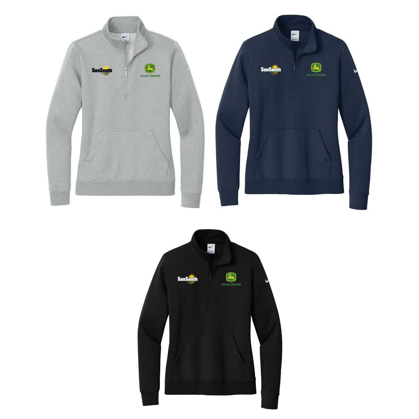 Sunsouth Womens Nike Fleece 1/2 Zip