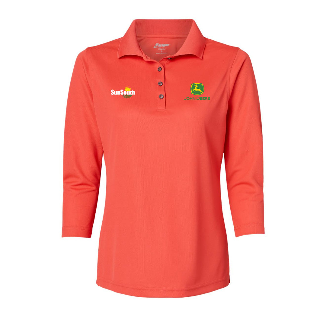 Sunsouth Womens Paragon 3/4 Sleeve Polo