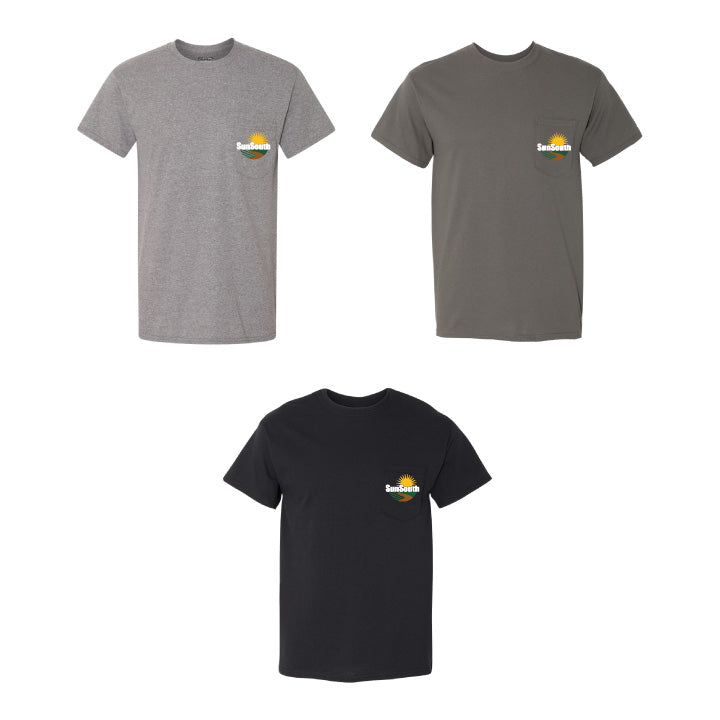 Sunsouth Gildan Heavy Cotton Pocket Short Sleeve Tee