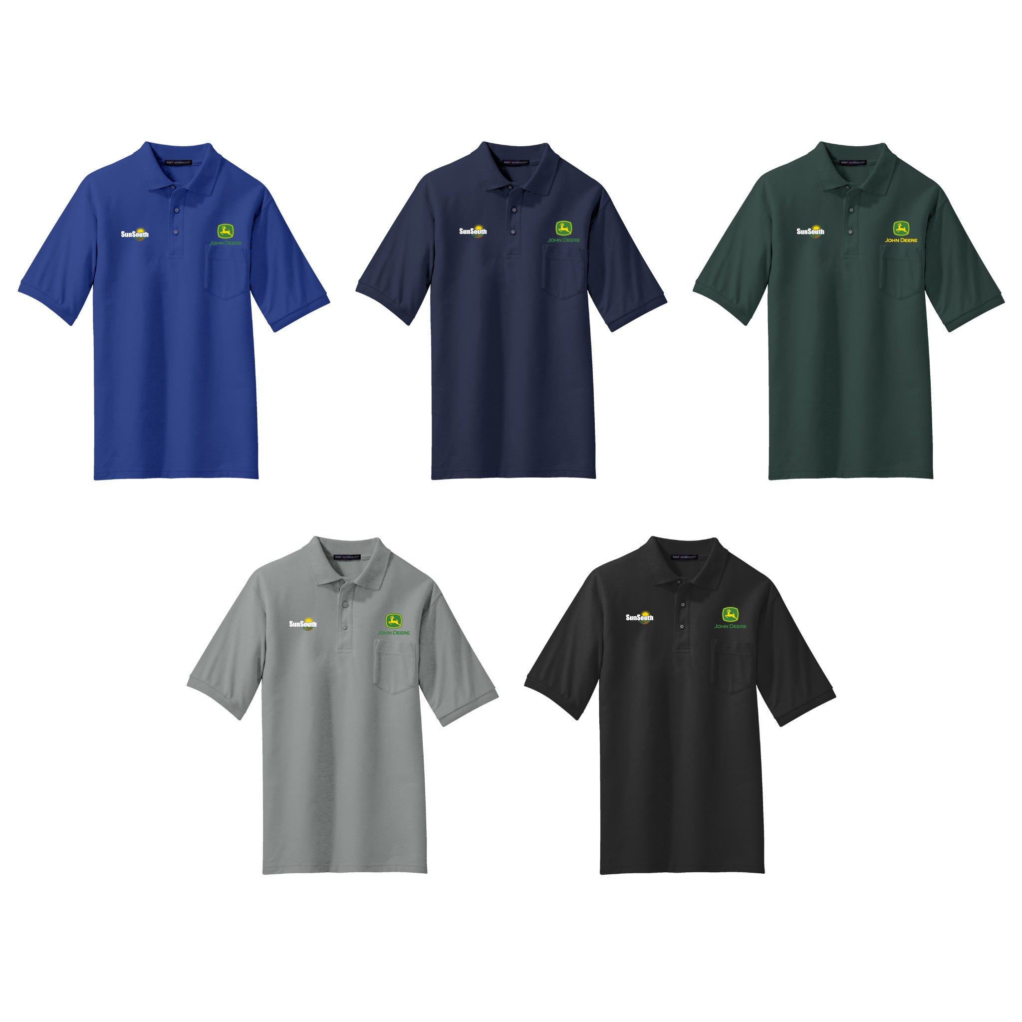 Sunsouth Port Authority Tall Silk Touch Pocket Polo