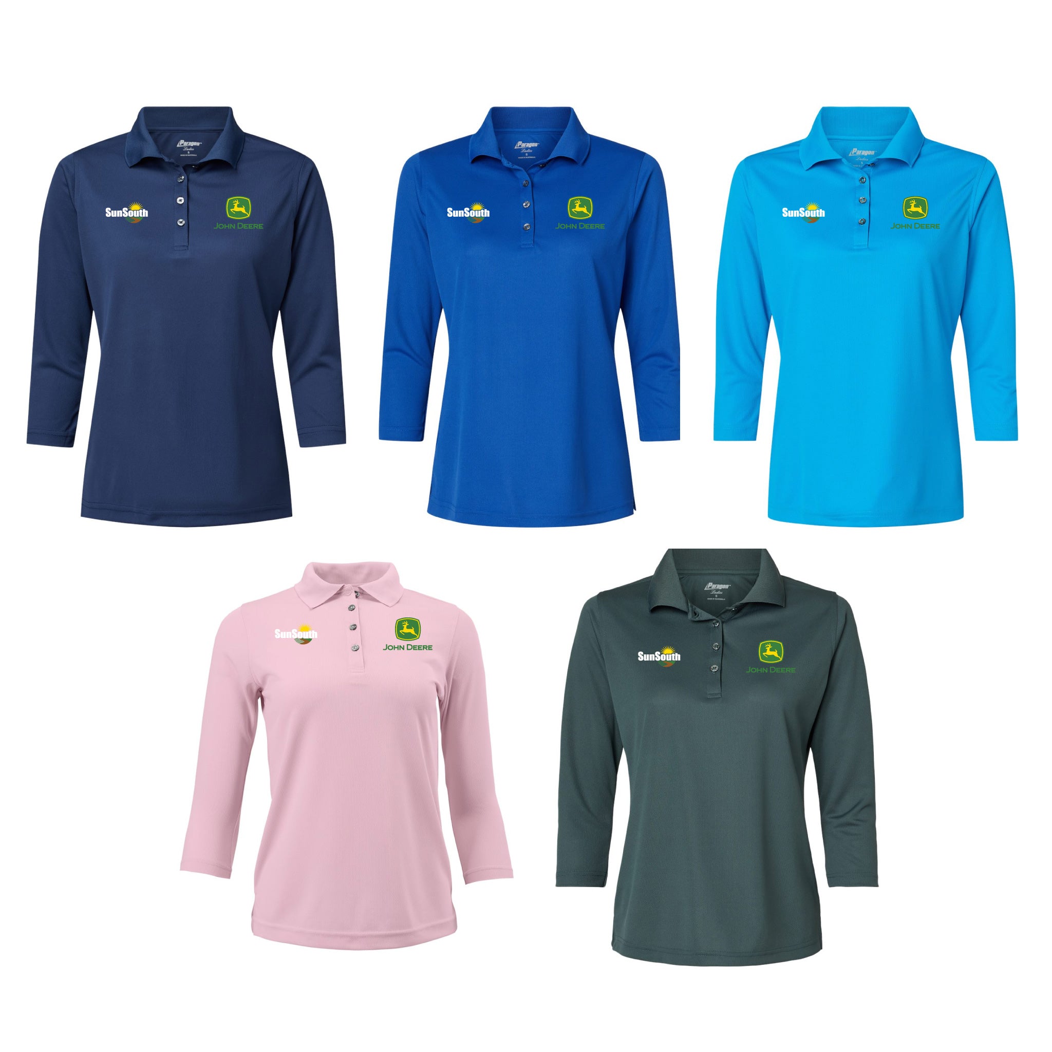 Sunsouth Paragon Womens 3/4 Sleeve Polo