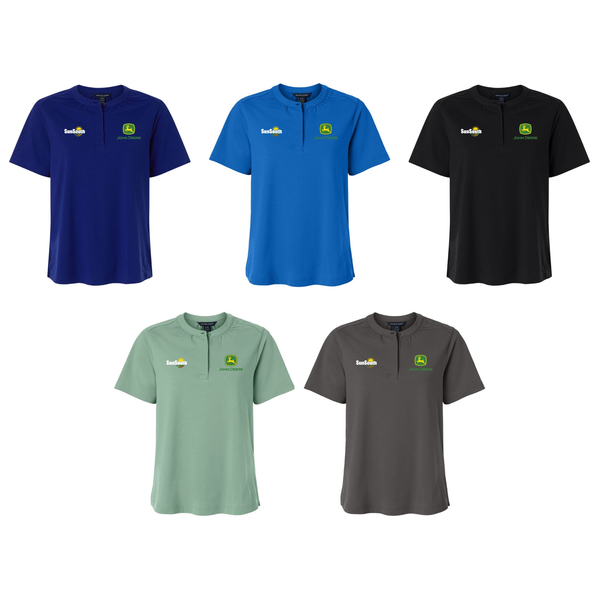 Sunsouth Devon & Jones Womens Textured Polo